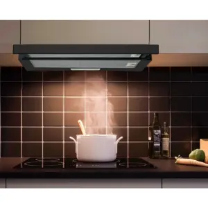 Thermex Nordic 6011 telescopic black, Udtræksemhætte