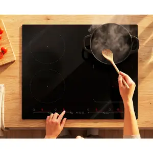 Thermex Nordic 6660 induktion 60 cm, 4 zones, red light, Induktionskogeplade