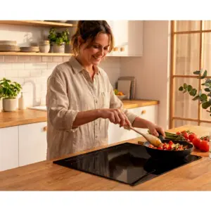 Thermex Nordic 6660 induktion 60 cm, 4 zones, red light, Induktionskogeplade