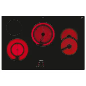 Siemens ET81RBHA1D iQ300, Keramisk kogeplade