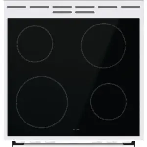 Gorenje GEC6A43WD, Keramisk komfur