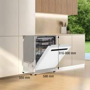 Gorenje GU673A67W, Underbygningsopvaskemaskine