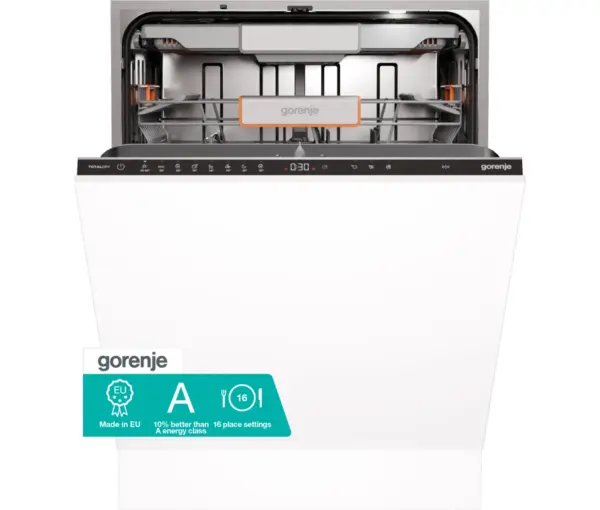 Gorenje GV663A65, Integrerbar opvaskemaskine