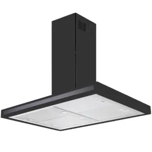 Silverline PE113-90SR 90cm sort, Frithængende emhætte