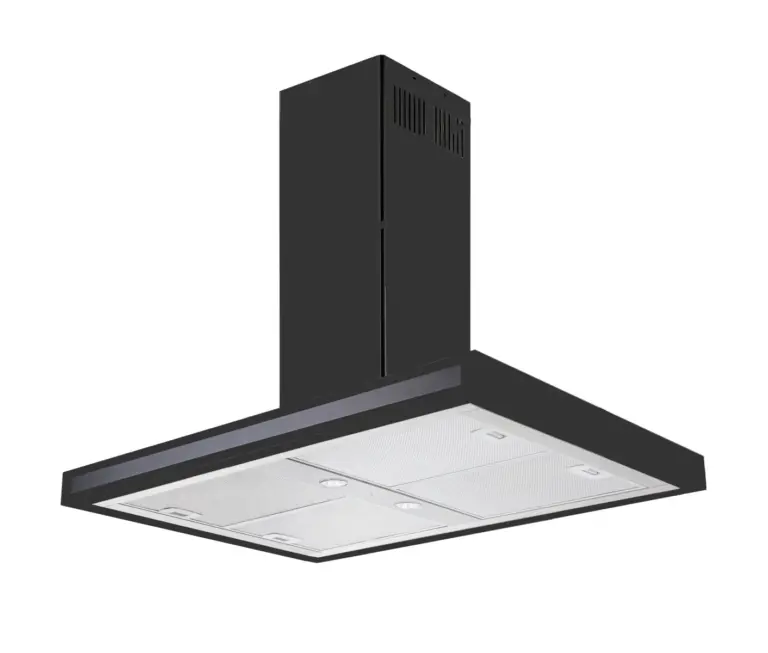 Silverline PE113-90SR 90cm sort, Frithængende emhætte