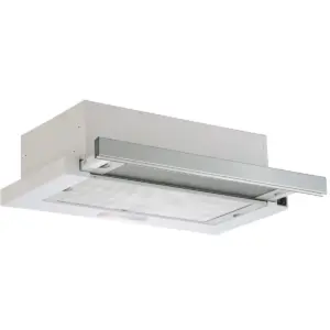 Silverline PE139 60cm rustfri stål, Udtræksemhætte