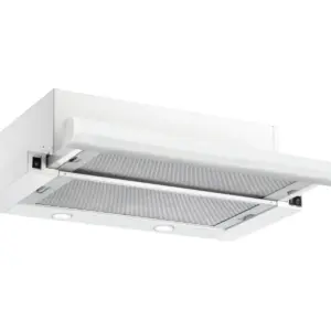 Silverline PE140 60cm hvid udtræksemhætte