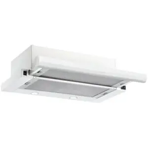 Silverline PE140 60cm hvid udtræksemhætte