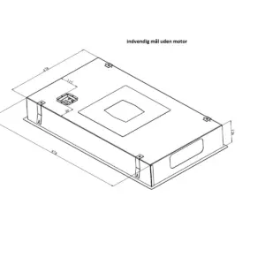 Silverline SM4229-90HV 90cm hvid, Loftemhætte