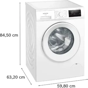 Siemens WM12N08LDN iQ300, Frontbetjent vaskemaskine