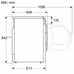 Siemens WT45HV0IDN iQ300, Kondenstørretumbler