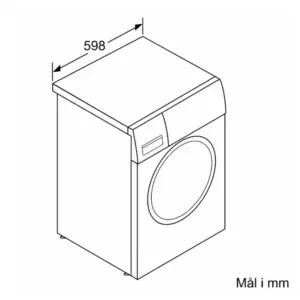 Bosch WGG244ZISN Serie 6, Frontbetjent vaskemaskine