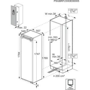 AEG TK6DS181EC, Integrerbart køleskab